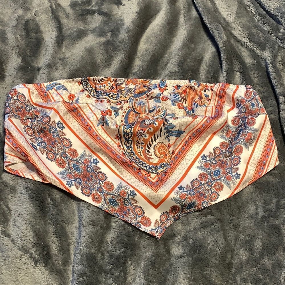 Shein bandana tube top XXL